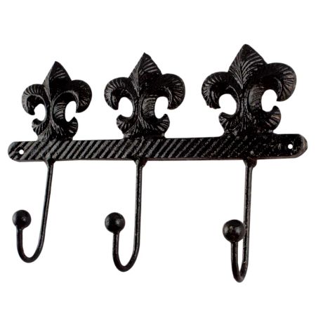 Decorative Black Iron Wall Hooks